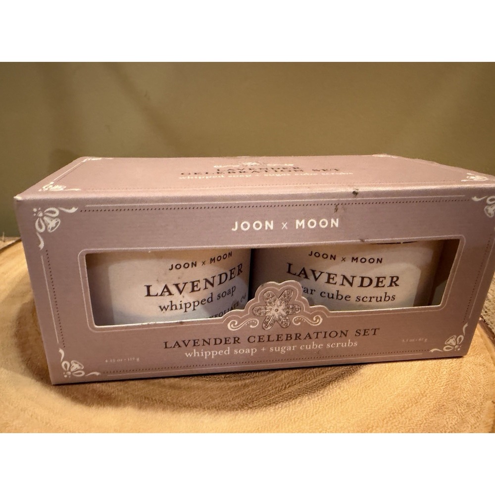 Joon x‎ Moon Whipped Soap & Sugar Cube Scrubs Lavender Celebration Set
